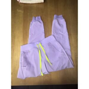 Figs Zamora Joggers Xxs P Light Purple With Neon String